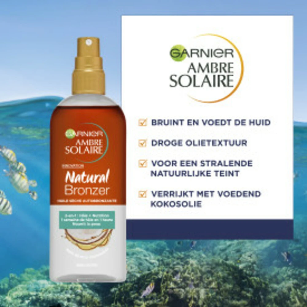 Garnier Ambre Solaire Zelfbruinende Olie Natural Bronzer - Afbeelding 4