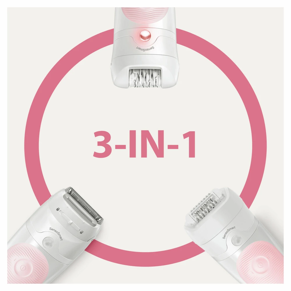 Braun Epilator Silk-épil 5-620 Wit/Roze - Afbeelding 2