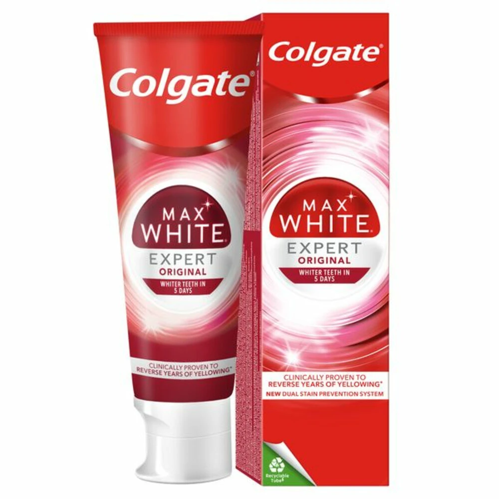 Colgate® 12x Colgate Max White Tandpasta Expert White - Afbeelding 2