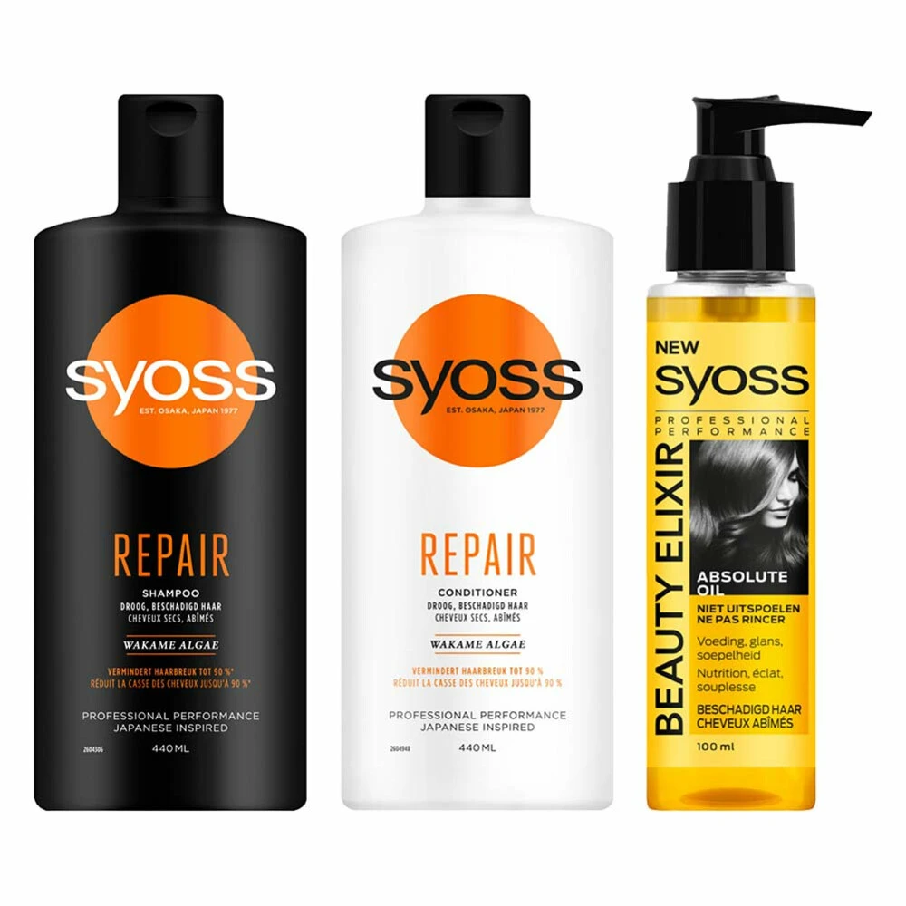 Syoss Repair & Beauty Elixir Absolute Oil Pakket