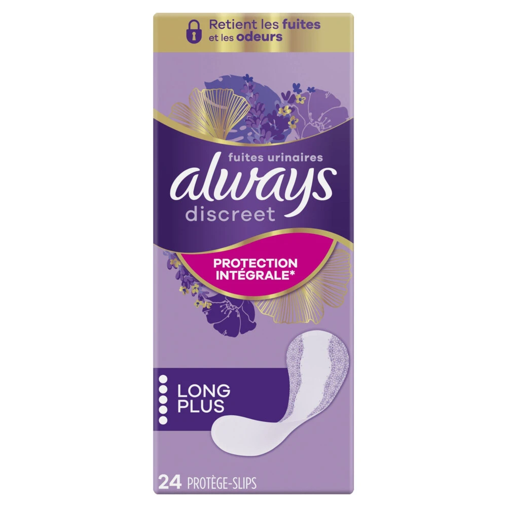 Always® 4x Always Discreet Long+ Inlegkruisjes Urineverlies