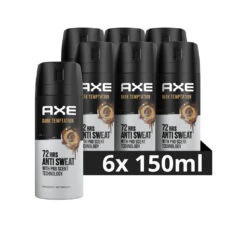 6x Axe Deodorant Spray Anti Transpirant Dark Temptation