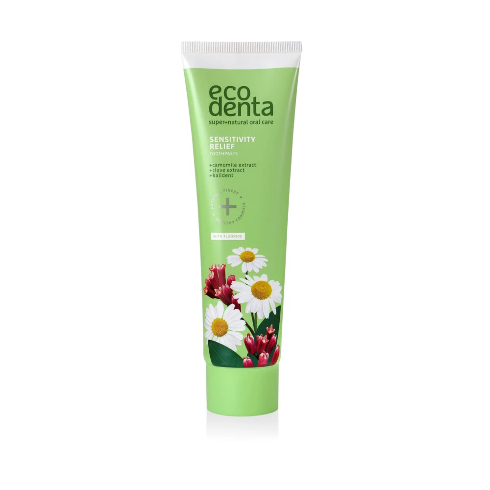 4x Ecodenta Tandpasta Gevoelige Tanden Met Kamille - Afbeelding 2