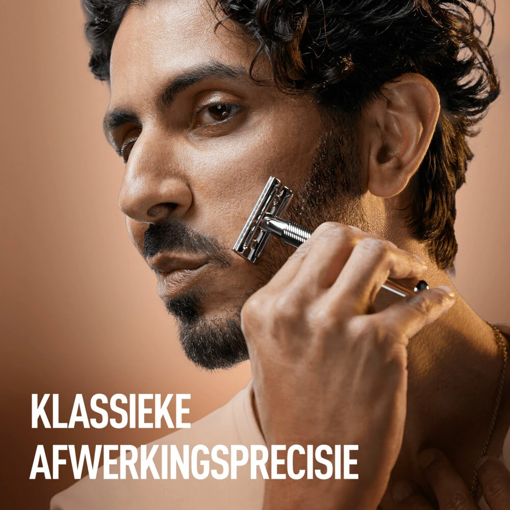 King C. Gillette Double Edge Safety Razor Houder En Scheermesjes - Afbeelding 2