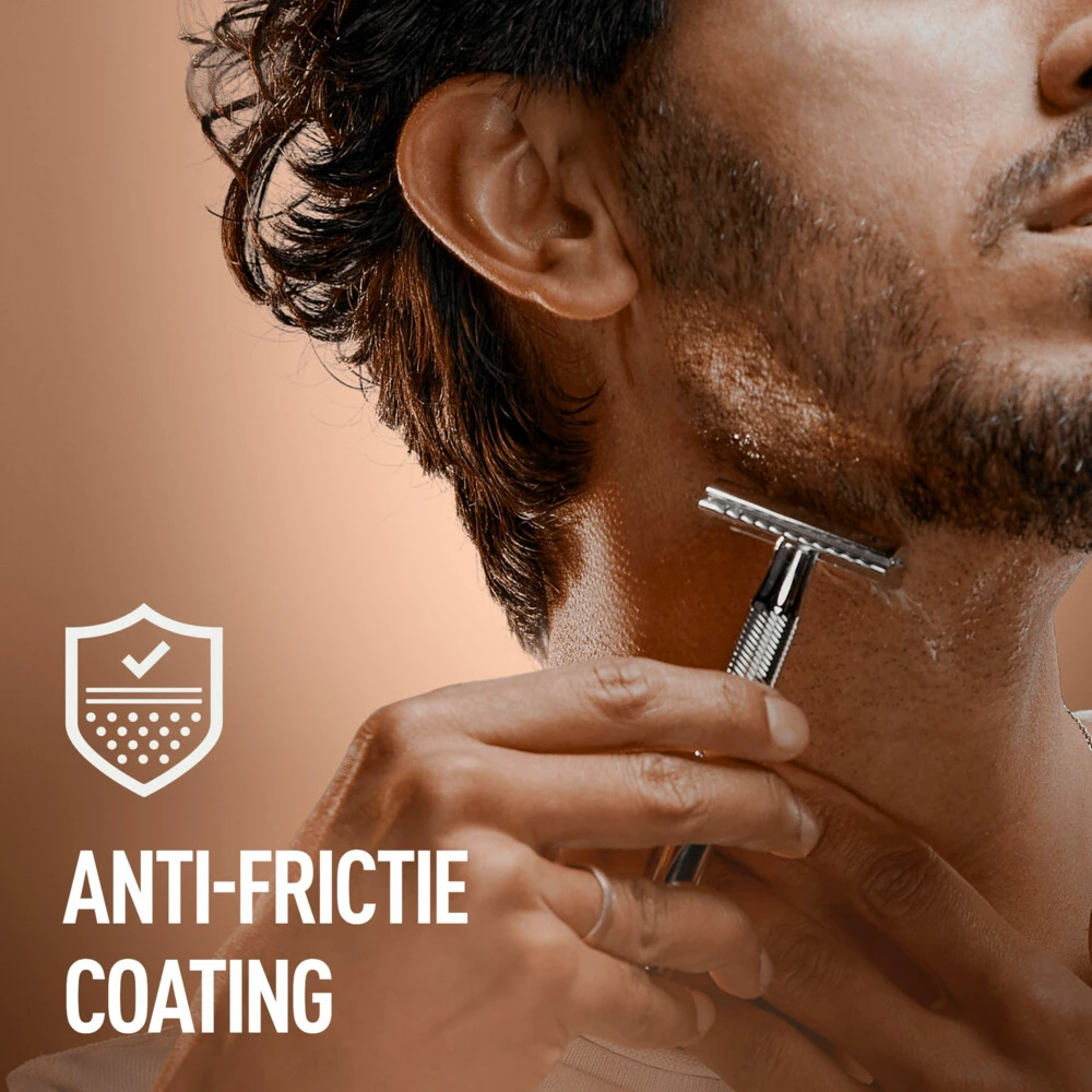 King C. Gillette Double Edge Safety Razor Houder En Scheermesjes - Afbeelding 3