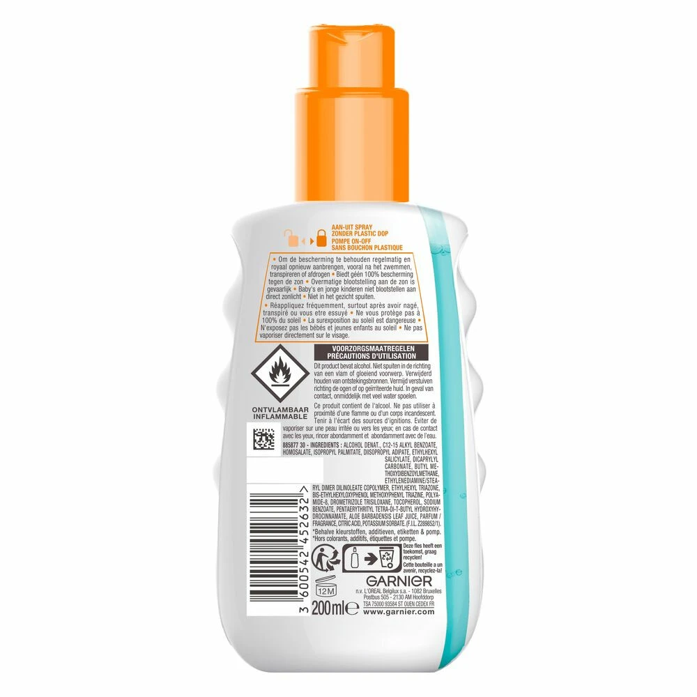Garnier Ambre Solaire Invisible Protect Transparante Zonnespray SPF 50 - Afbeelding 2