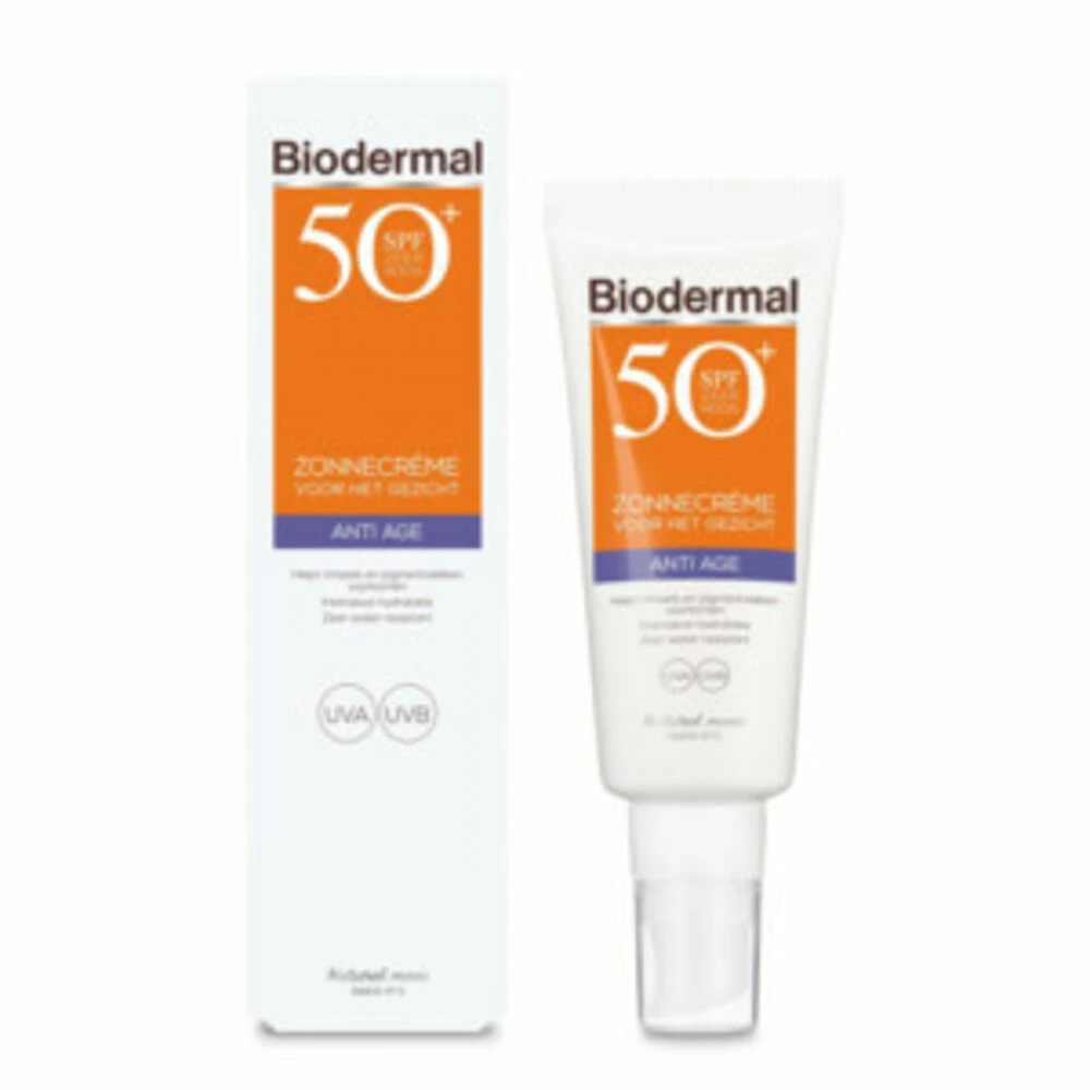 Biodermal SPF50 Anti-Age Lichaam En Gezicht Zonnebescherming & Verzorging Pakket - Afbeelding 3