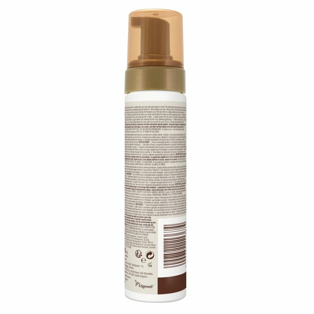 Hawaiian Tropic Sunless Tan Foam Light/Medium - Afbeelding 2