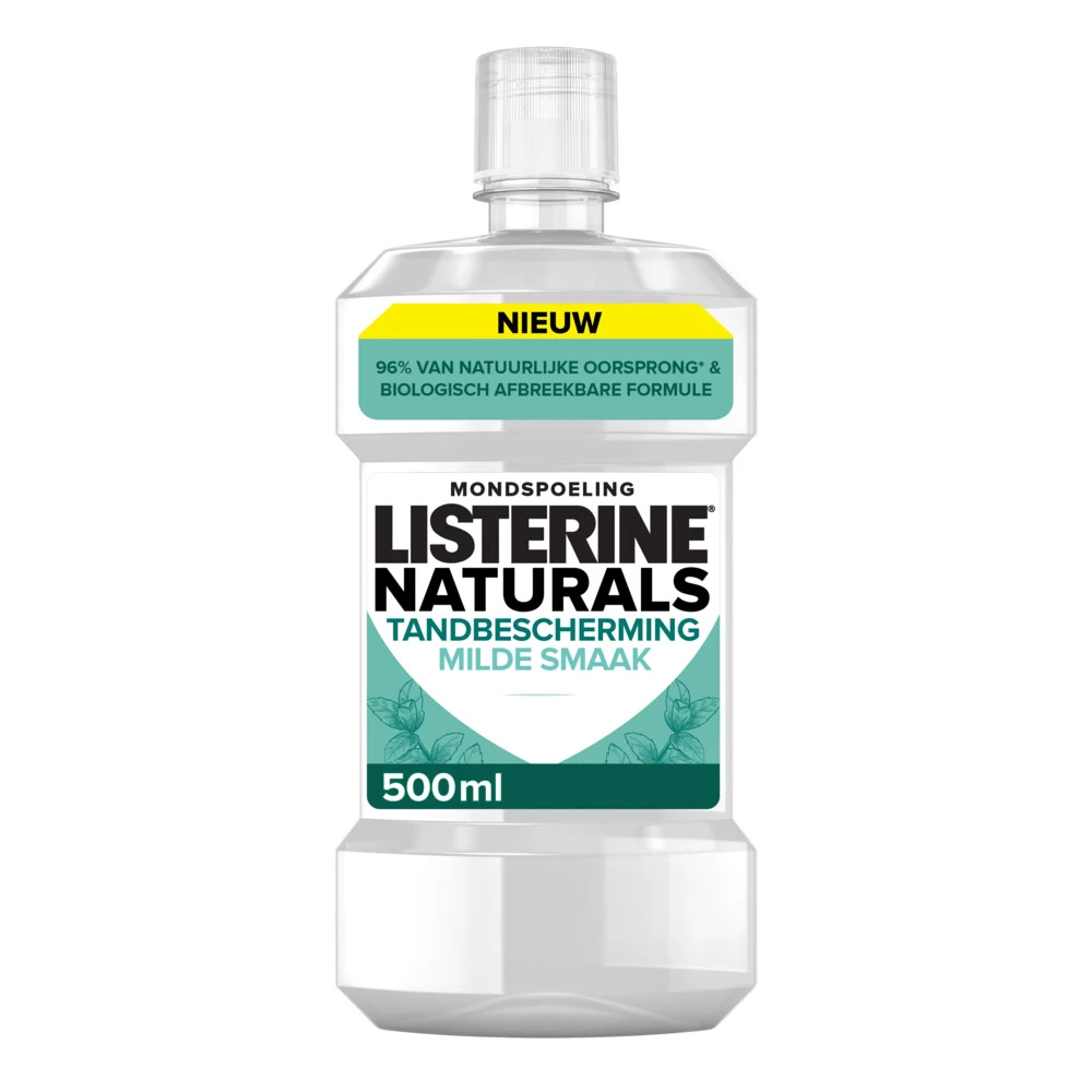 6x Listerine Naturals Mondwater Tandbescherming