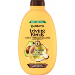 6x Garnier Loving Blends Avocado Olie & Shea Boter Shampoo
