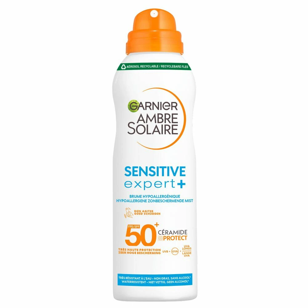 Garnier Ambre Solaire Sensitive Expert+ Beschermende Mist Spray SPF 50+