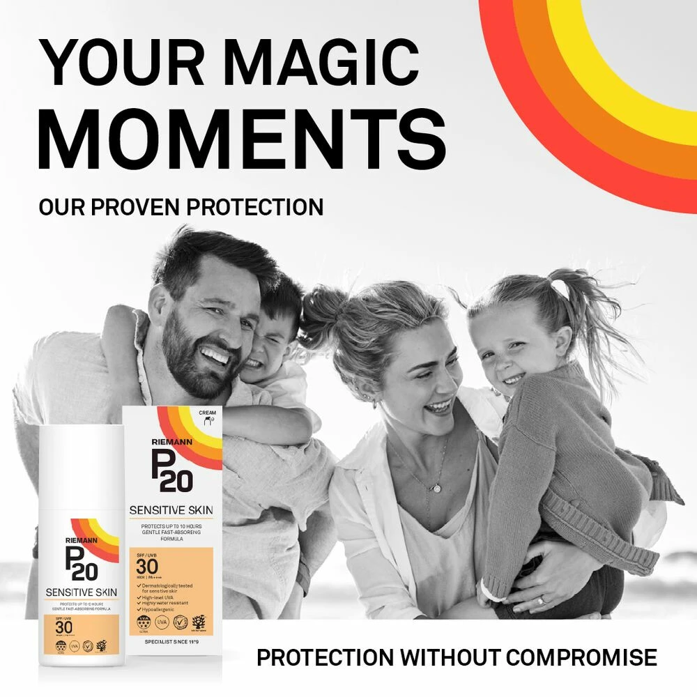 P20 Sensitive SPF 30 Lotion - Afbeelding 3