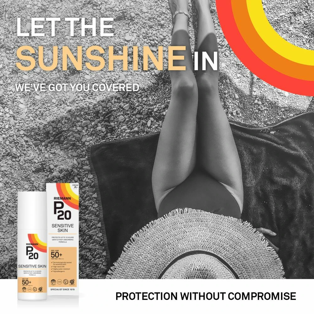 P20 Sensitive SPF 50+ Lotion - Afbeelding 3