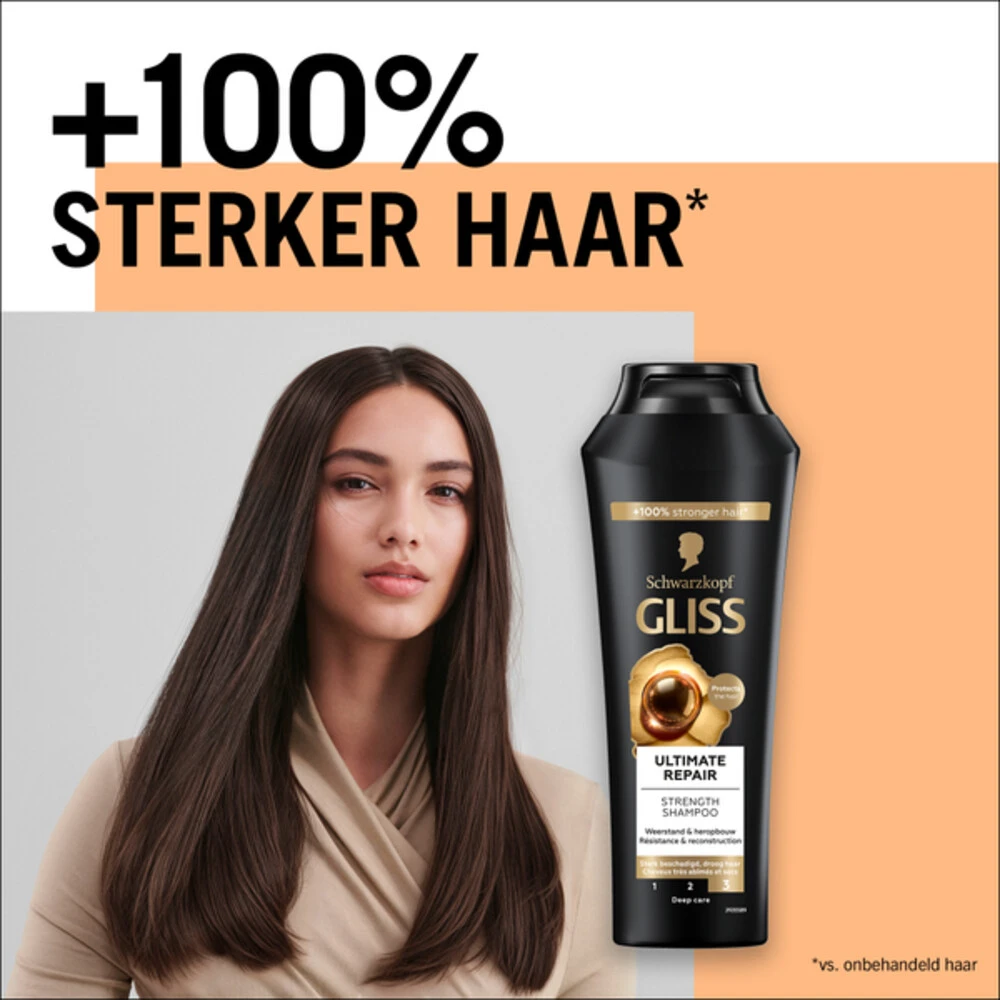 6x Gliss Shampoo Ultimate Repair - Afbeelding 2