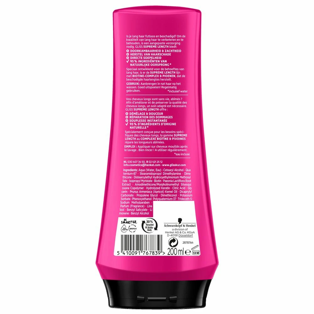 6x Gliss Supreme Length Conditioner - Afbeelding 4