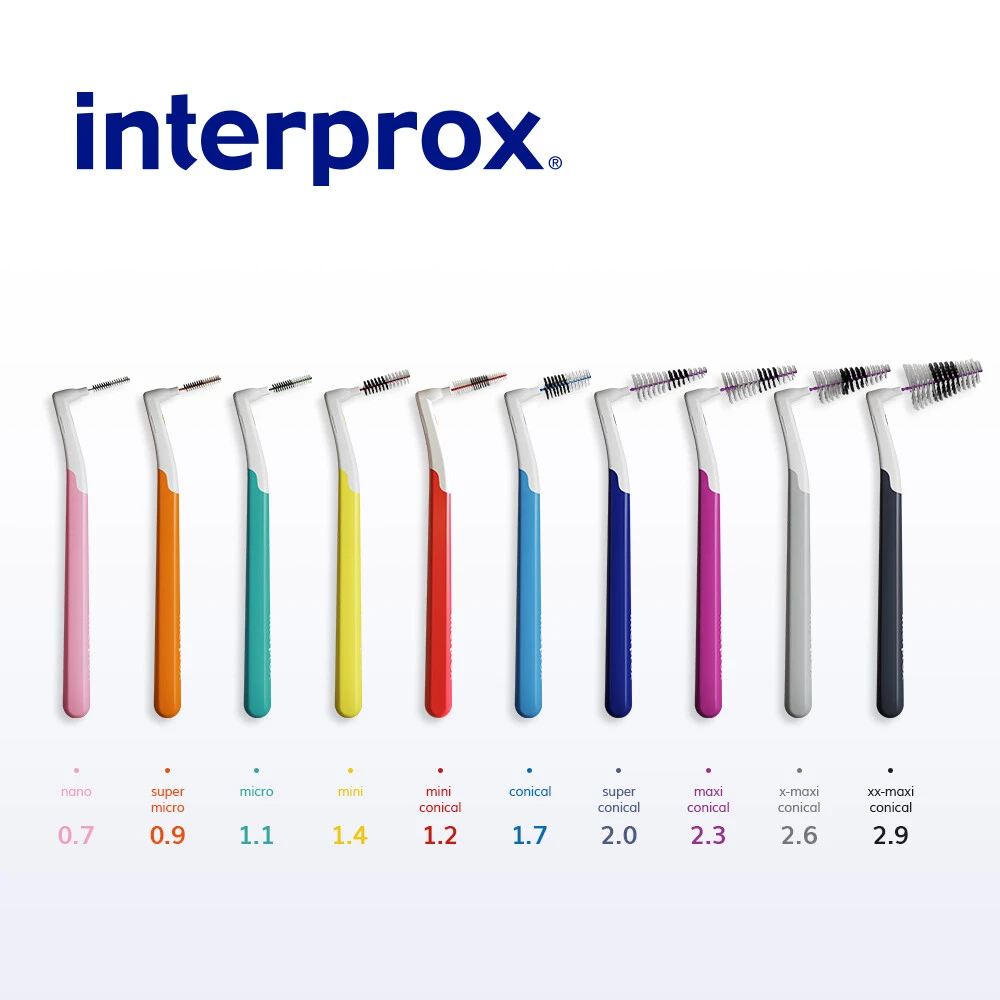 12x Interprox Plus Micro 2.4 Mm Groen - Afbeelding 3