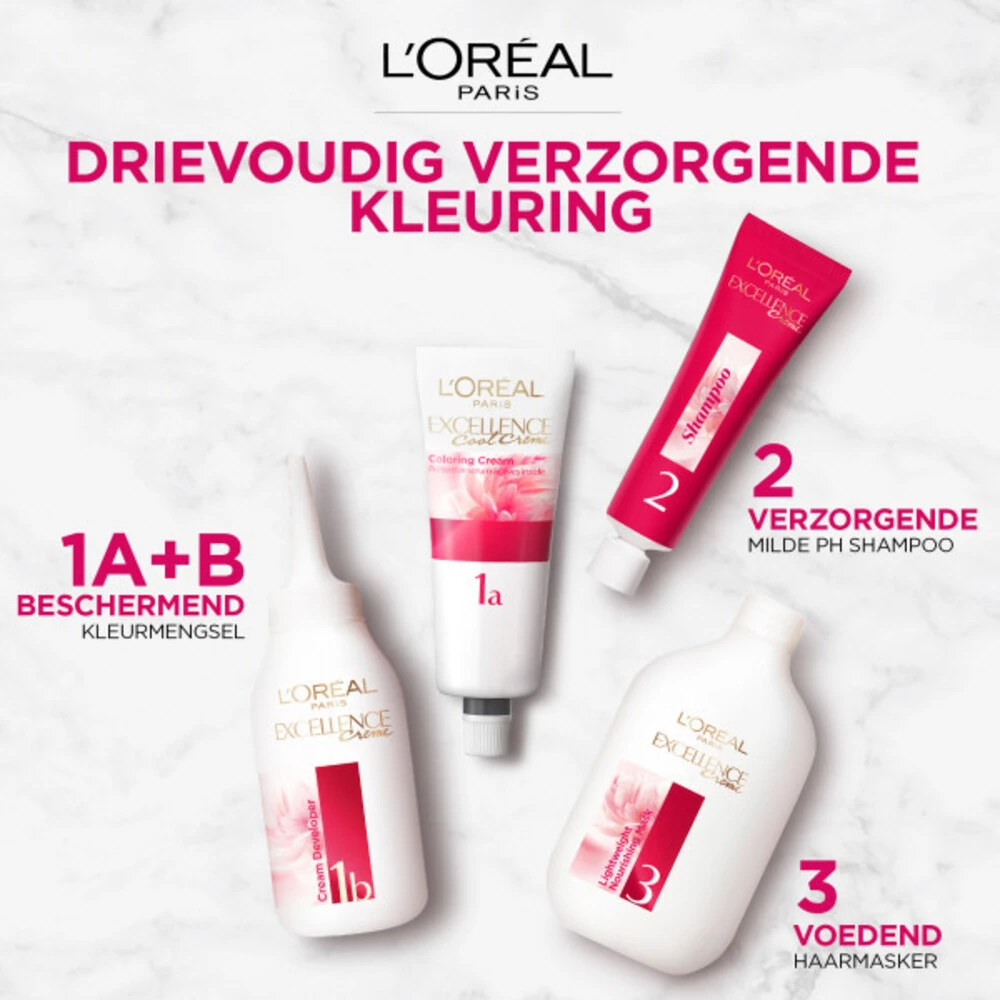 L'Oreal Lu0027Oréal Excellence Creme 5 Lichtbruin - Afbeelding 2