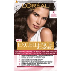 L'Oreal Lu0027Oréal Excellence Creme 3 Donkerbruin