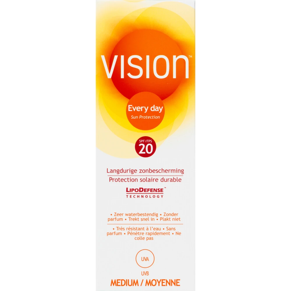 Vision Zonnebrand Every Day Sun SPF 20