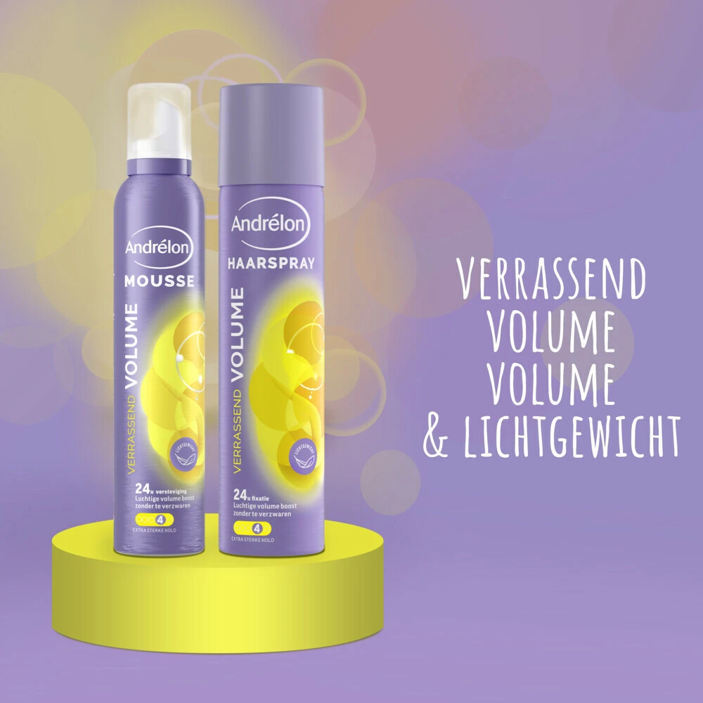 6x Andrelon Mousse Verrassend Volume - Afbeelding 4