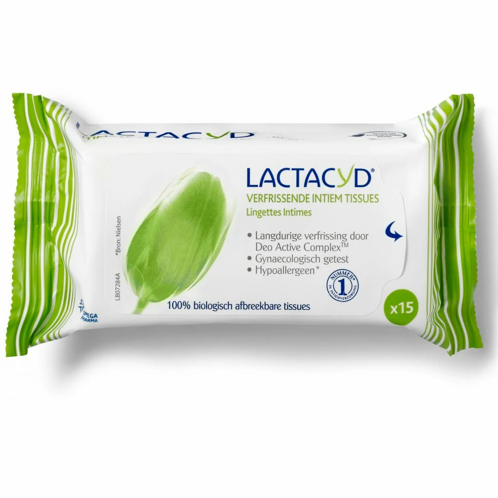 5x Lactacyd Tissues Verfrissend