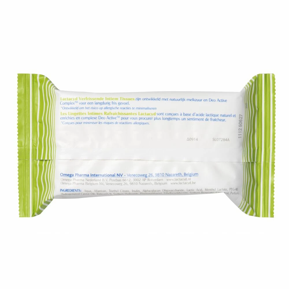 5x Lactacyd Tissues Verfrissend - Afbeelding 2